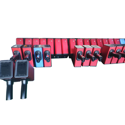 Geelgrijze retroreflectiemeter met 6V DC voeding, 4 AA batterijen en 999 testgegevens