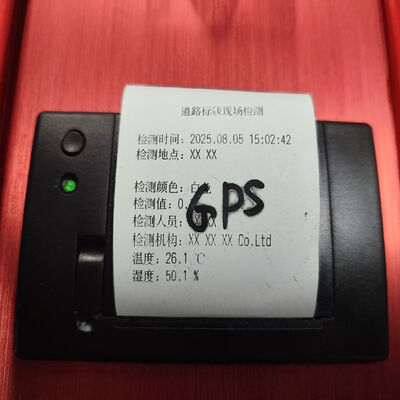 Incidenthoek 8876 graden draagbaar instrument ontworpen voor het meten van de helderheidscoëfficiënt van retroreflectie bij materiaalonderzoek