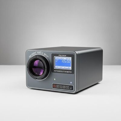 Incidentiehoek 8876 graden Retroreflector Meter met een totaal volume van 700 mm X 135 mm X 115 mm en een kijkhoek van 105 graden precisie meetinstrument