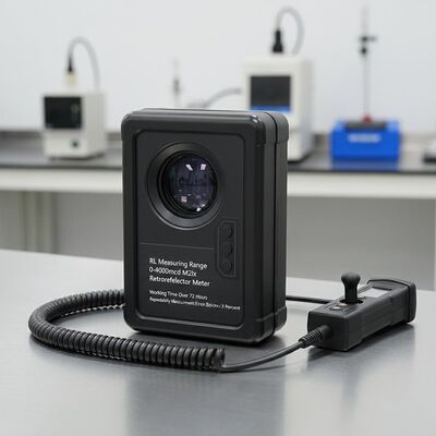 RL Meetbereik 0-4000mcd M2lx Retroreflector Meter Werktijd Meer dan 72 uur Herhaalbaarheidsmeetfout Minder dan 3 procent