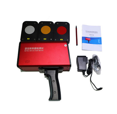 Retroreflectiemeter -4° invalshoek en 8 GB gegevensopslagruimte voor omgevingstemperatuur -5C- 50C
